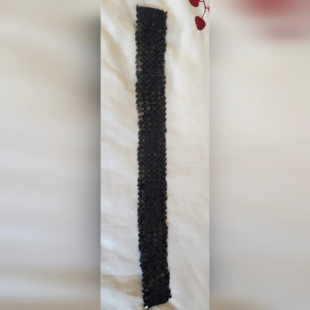 Elegant Black Sequin Women's Accessory